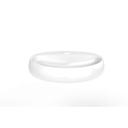Castello Usa Rosaria Porcelain Wall Mounted Sink No Hole - Gloss White CB-RC-WM-P-WHT-G-NH